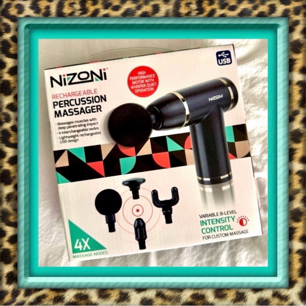 👑✅PRICE FIRM✅ NIZONI Percussion Massager with 4 Massage Modes. Brand New!